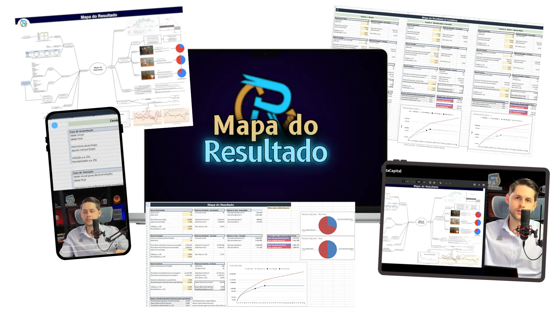 Mockup Master Bundle do Mapa
